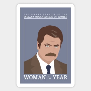 Woman of the Year Magnet